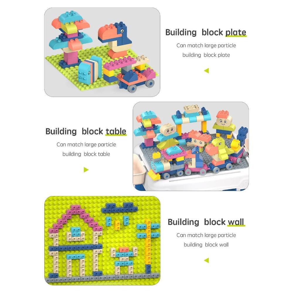 Pädagogisches Plastikbausteinspielzeug Kinderpuzzles Lernspielzeug Umweltfreundliches DIY-Bausteinspielzeug