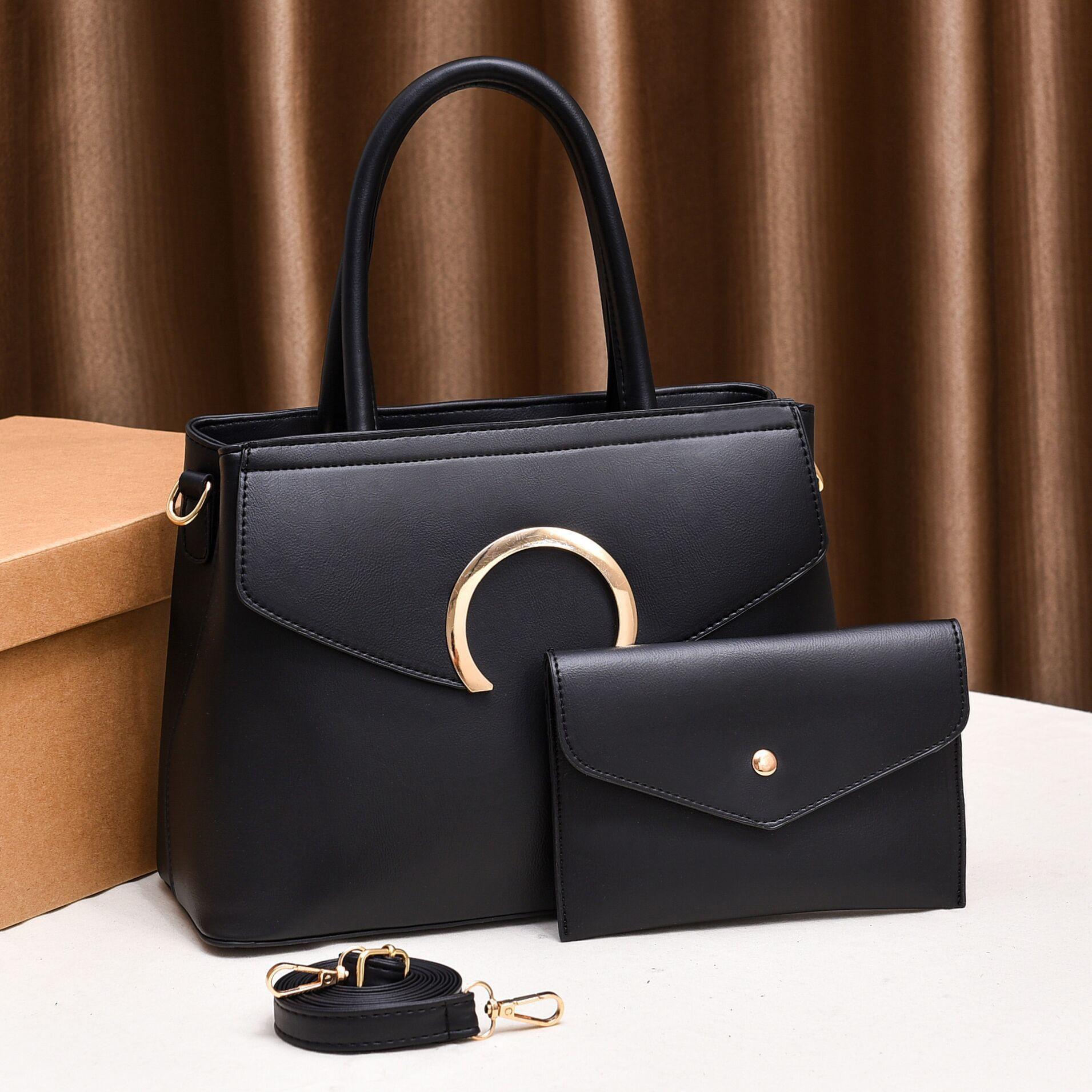 

Womens Handbag Pu Large Capacity Crossbody Bag Backpack Fashionable Durable And Black