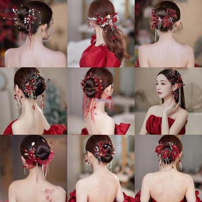Vintage-Kopfschmuck aus der chinesischen Ethno-Szene für Brautkleider und Abendgarderobe