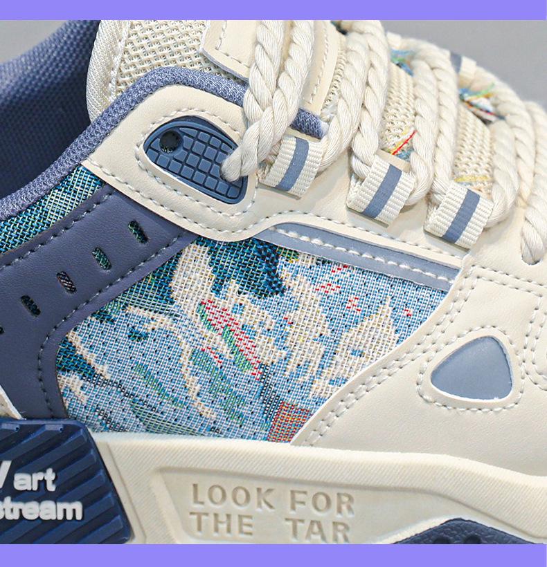 2025 Men's Trendy Breathable Canvas Sneakers: Versatile, Non-Slip, Thick-Soled Skate Shoes