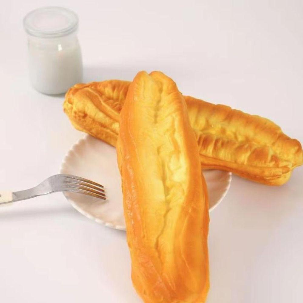 Slow Rising Fried Bread Stick Squishy Simulated Sensory Fidget Bread Birthday Gift