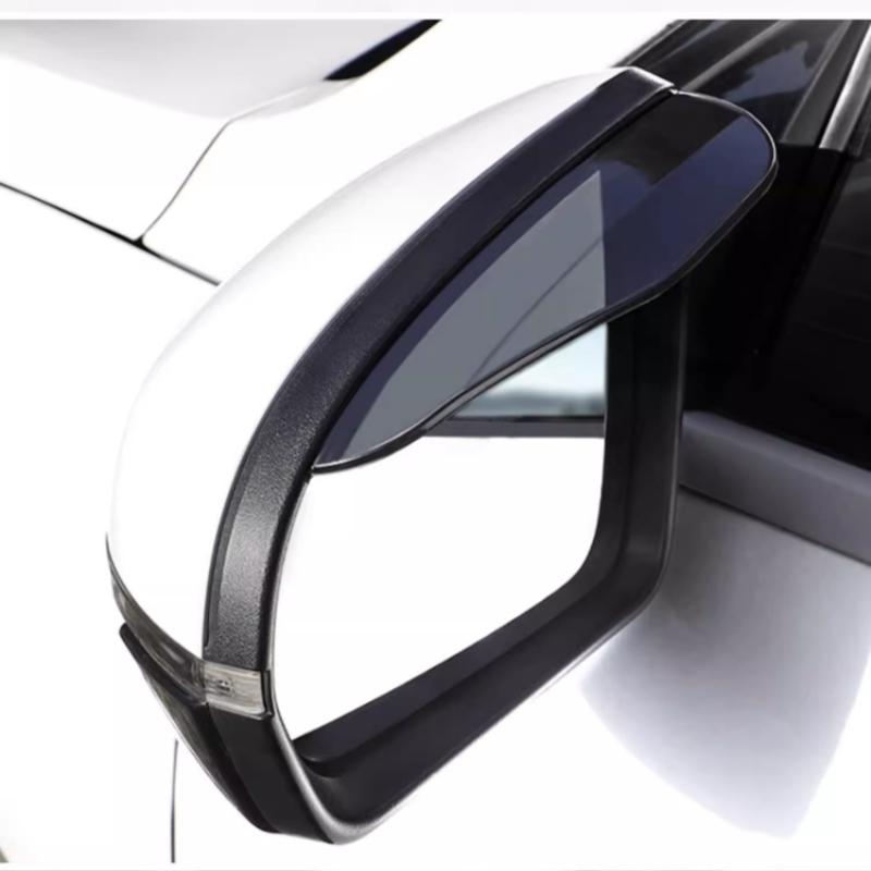 2PCS Car Rearview Mirror Rain Eyebrow Carbon Fiber Sun Visor Shade Cover Protector Clear Vision for Rain Car Mirror Accessories