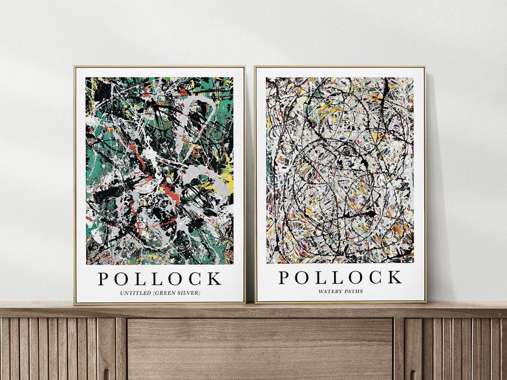 Set of Two Pollock Posters
