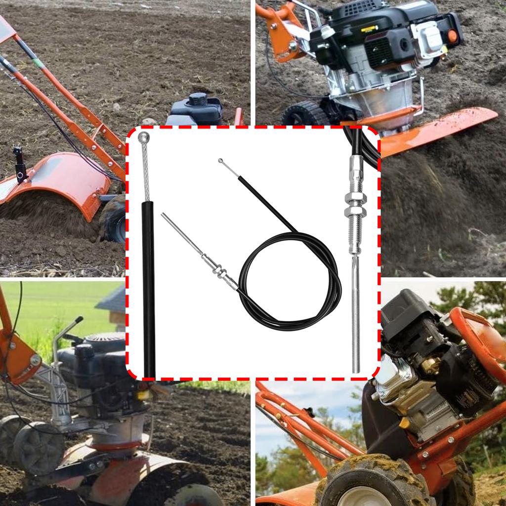Replacement 53630 Tiller Cable For 5055 5055c 7055 7055C 6015B 6015V 6065 Rotary Tiller Durable Metal Construction