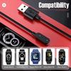 Chargeur Compatible avec Band 6-Honor Band 6-Honor Watch ES- Watch Fit- 4X Smartwatch, [2 PCS] Câble de montre USB 100 cm, [197]