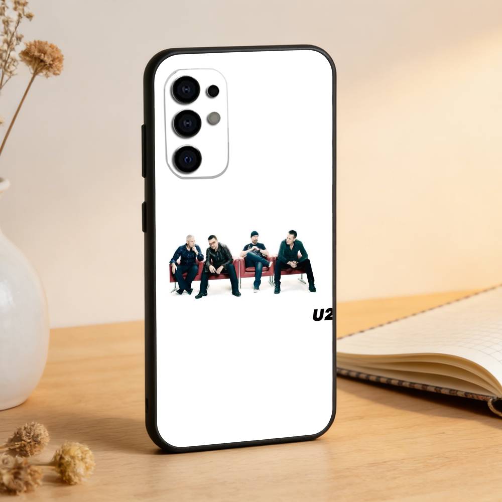 U-U2-ES Band Phone Case For Samsung S25,S24,S21,S22,S23,S30,Ultra,S20,Plus,Fe,Soft Silicone Black Cover