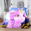 Mia And Me Cartoon Print Flannel Throw Blanket Soft Warm Bed Cover For Kids Bedroom Living Room Sofa Home Decor Gift
