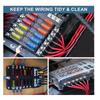 6/12 Way Blade Fuse 12-24V Car Boat Fuse Box Holder With Plastic Cover For Power Panel Board Camper Fuse1/2Pcs