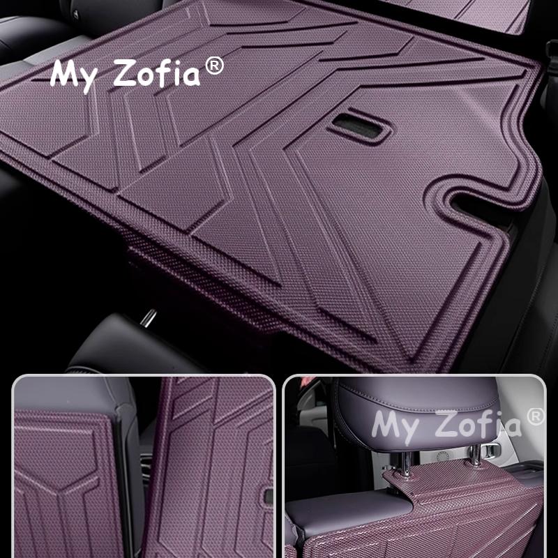 For Leapmotor B10 2025 2026 Car TPE RearTrunk Mat Seat Backrest Protective Pad Anti-Kick Pad Waterproof Tailored Accessories