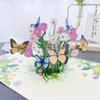 3D Pop-Up Cards Flowers Birthday Card Anniversary Gifts Postcard Maple Cherry Tree Wedding Invitations Congratulation Card Gift