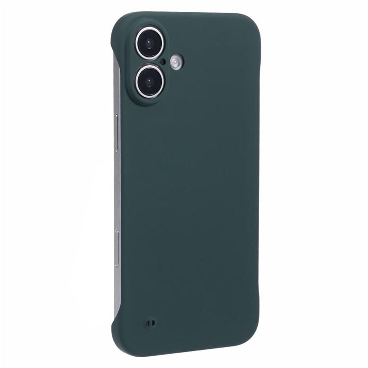 For iPhone 16 Frameless Case Hard PC Slim Minimalist Phone Cover Skin-Touch