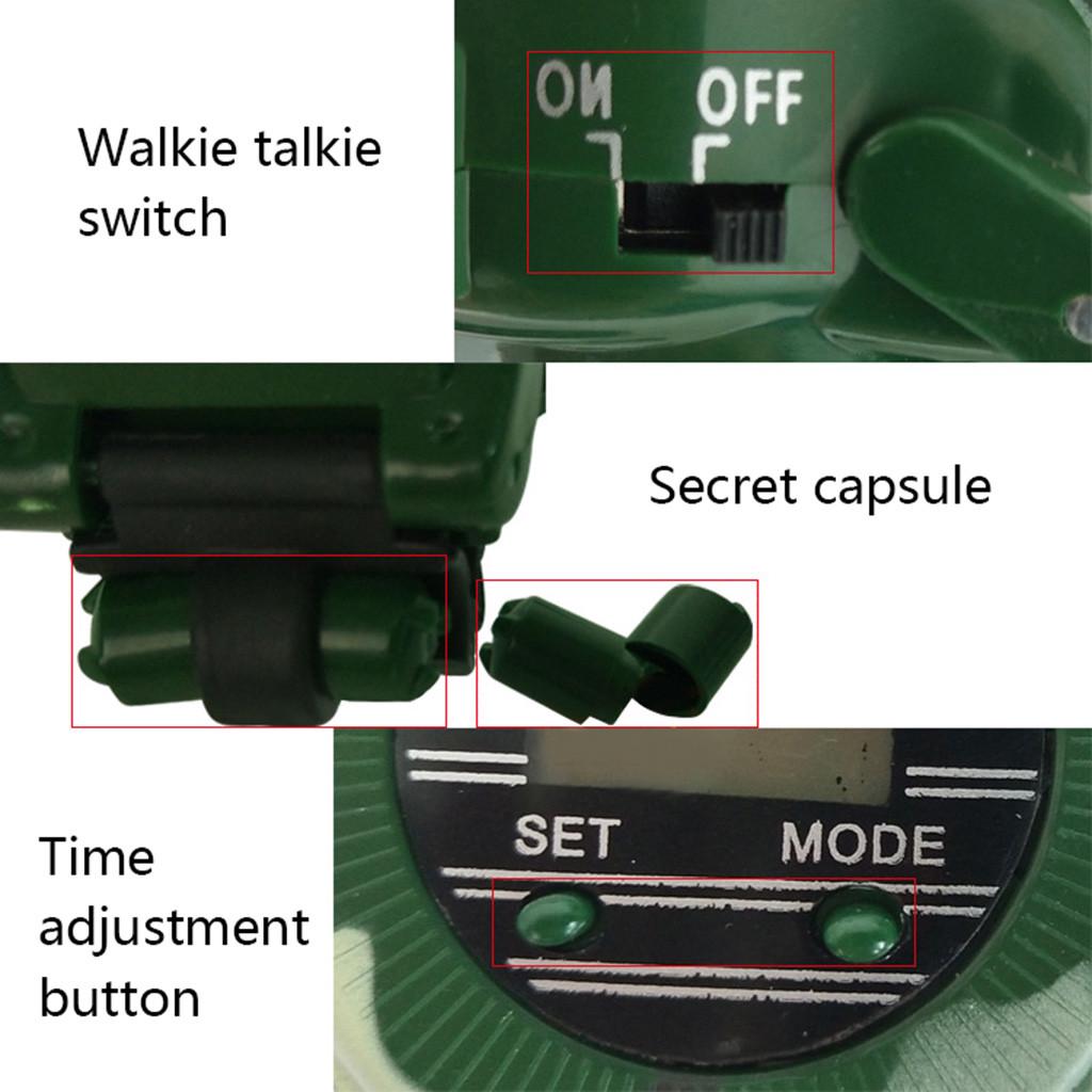 Watch Walkie Talkies For Kids Two-Way Long Range Watch Radio Transceiver 7 In 1