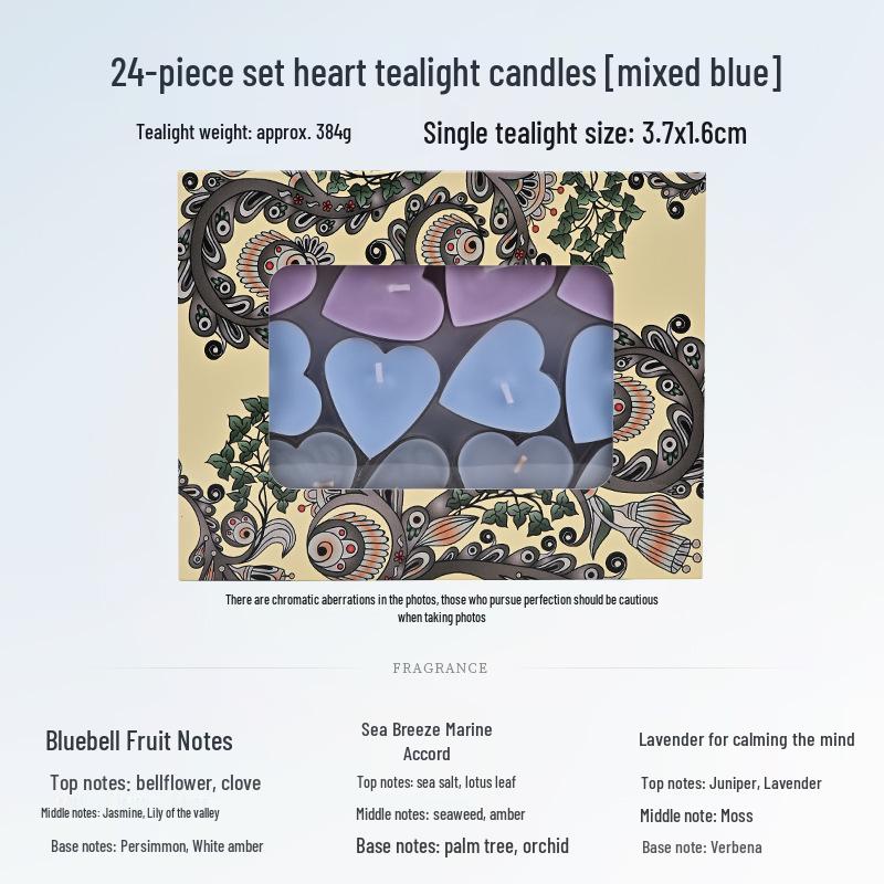 Handmade Mini Aromatic Tea Light Candles: Colorful, Romantic Birthday Gift