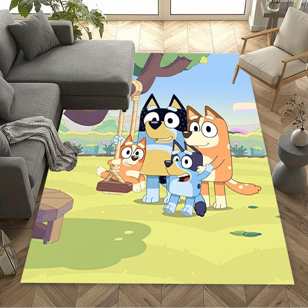 Fox Friends Adventure Area Rug Design for Decorate room Game Room Entryway Kitchen Antislip Carpet Office home decor
