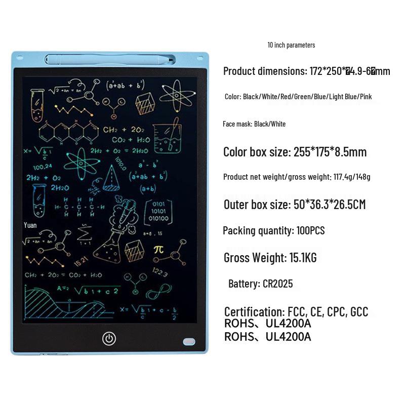LCD Kids' Erasable Doodle & Drawing Board
