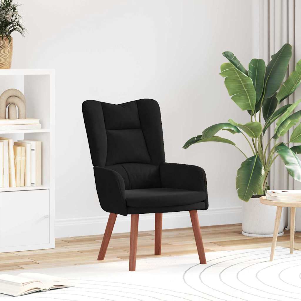 Armchair Black 63 X 67 X 94 Cm Velvet
