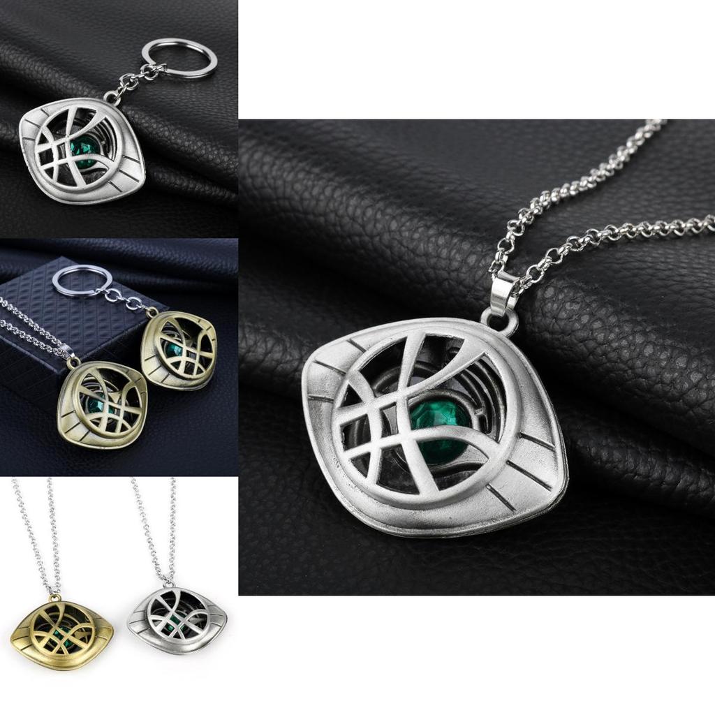 Doctor Strange Movie Jewelry Pendant Chain With Alloy Geometric Design For Men And Women