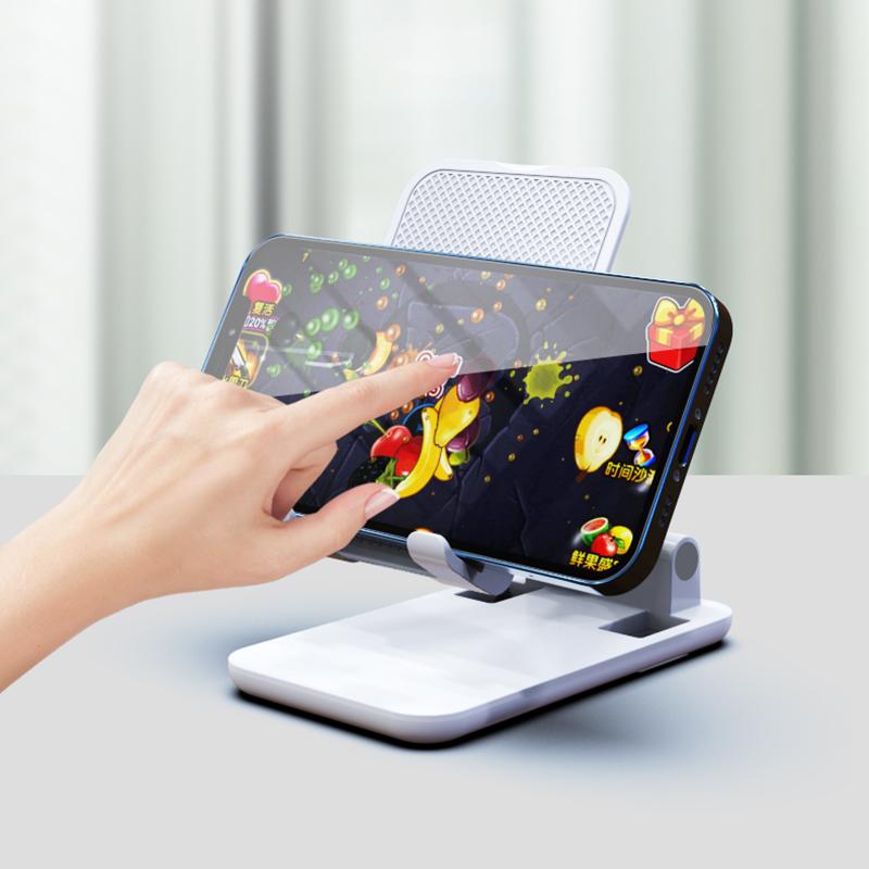 CCT18-L Foldable Cell Phone Holder Stand ABS Angle Adjustable Phone Dock for Desk,Office
