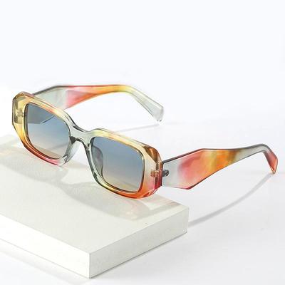 Nova moda feminina tendência óculos de sol quadrados feminino europeu americano tiro de rua transfronteiriço
