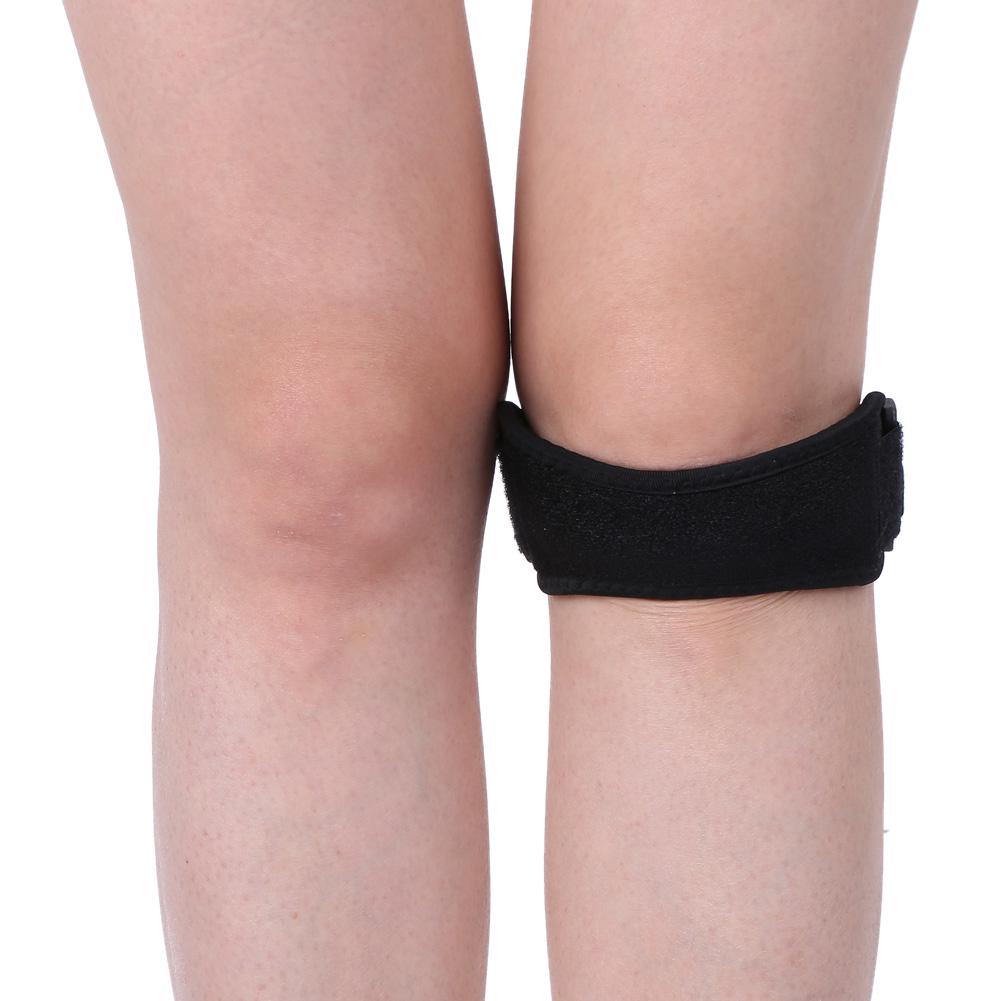 Professional Silicone Knee Support Pad Sports Brace Strap Breathable Kneepad Protection