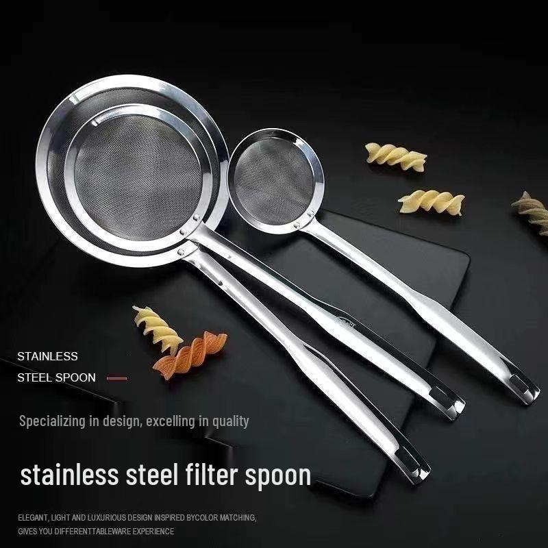 Zhishi 304 Stainless Steel Multipurpose Strainer Spoon