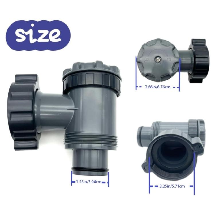 Efficient Pool Filter Switches Valves Replacement Above Ground Pool Filter Pump Switches Plunger Valves Parts Easy to Install