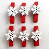 25Pcs Clips Mini Multifunction Wood Christmas Decor Clip for Cards