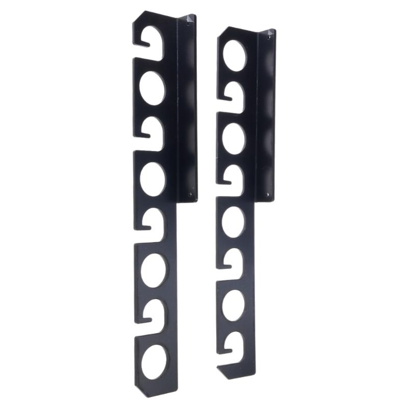 Multiple Rod Holder Wall Mounted Organizers Durable Acrylic Structure with Anti Slip Features for Fishing Enthusiasts