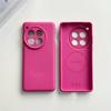 For Wireless Charging Magsafe Soft Liquid Silicone Phone Case For Oneplus 13 12 ACE 5 Pro Magnetic Slim Camera Protection Cover