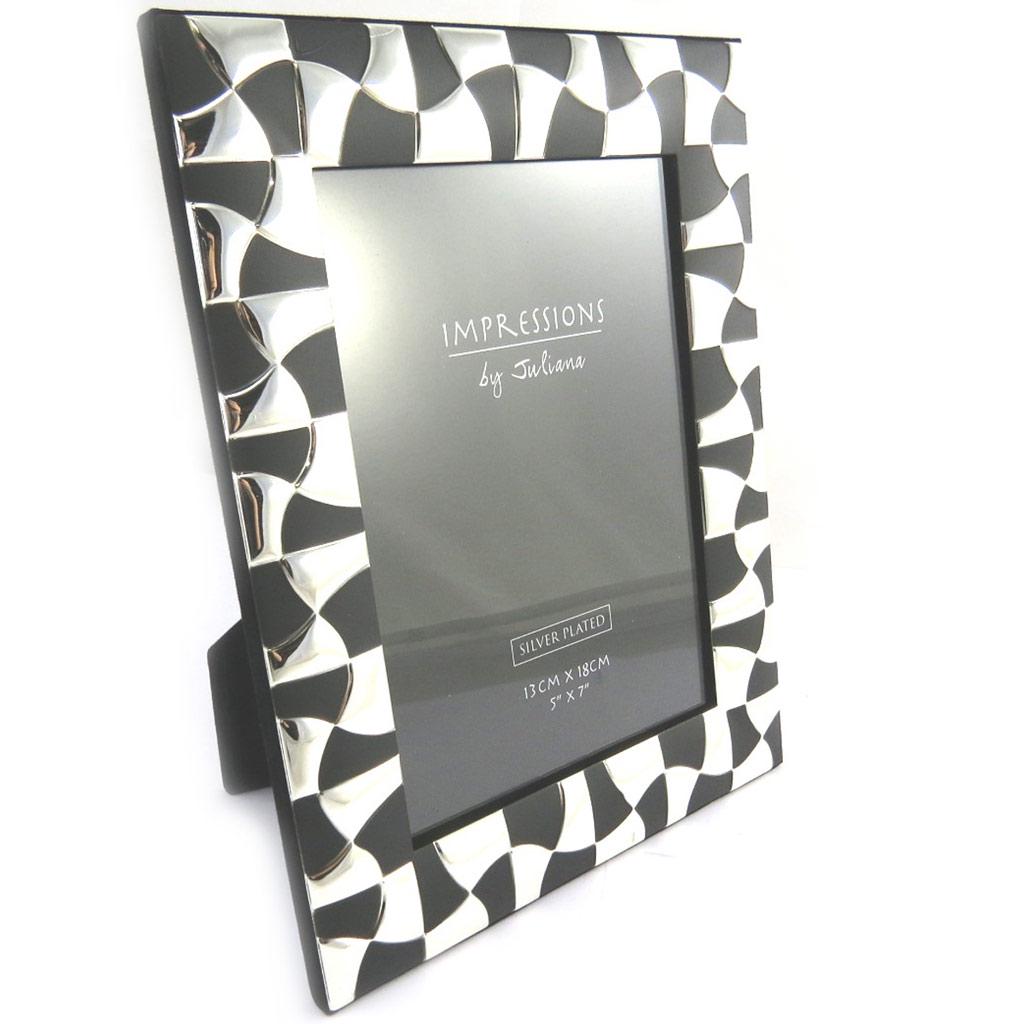 Les Trésors De Lily [M9041] - Φωτογραφική κορνίζα 'Design' μαύρο χρώμιο (13x18 εκ.)