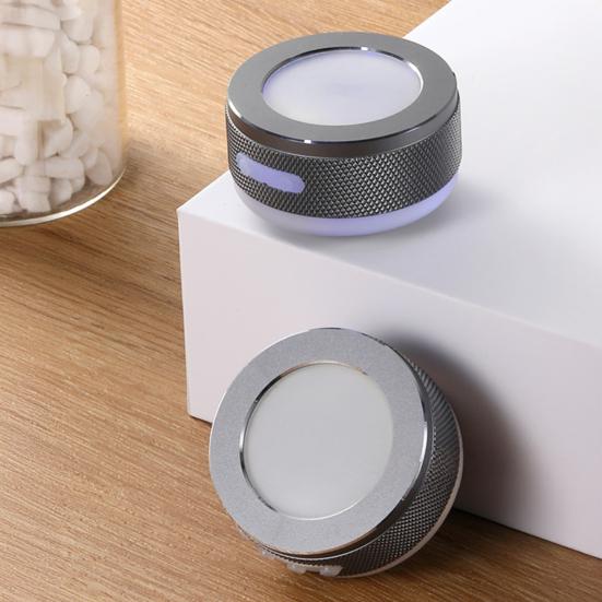 Bone Conduction Bluetooth-compatible Speaker with RGB Light USB Rechargeable Stereo Sound Mini Surface Adsorption Wireless Speaker