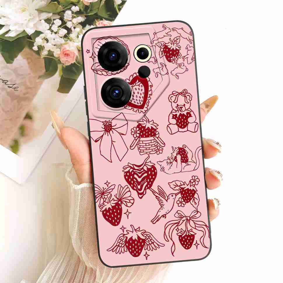 For Tecno Camon 20 Premier 5G Case CK9n Silicone Back Cover For Camon 20Premier 5G Simple Colorful Printing Phone Cases Fundas
