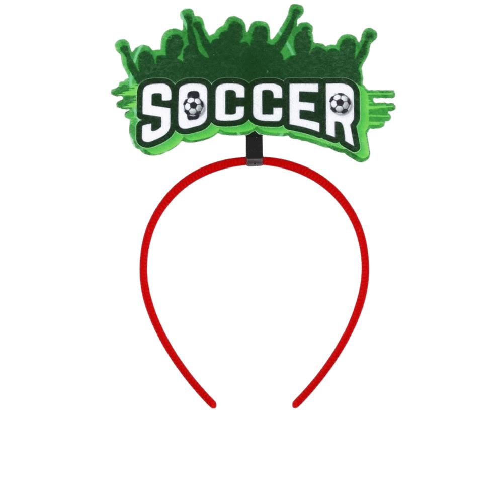 

Festival Elements Football Fan Hair Hoop Plastic Cheering Hair Band Sporting Events People