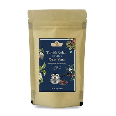 Türkischer Kaffee mit Kardamom (100 g), Türkisches Qahwa mit Kardamom, AL MASNOON