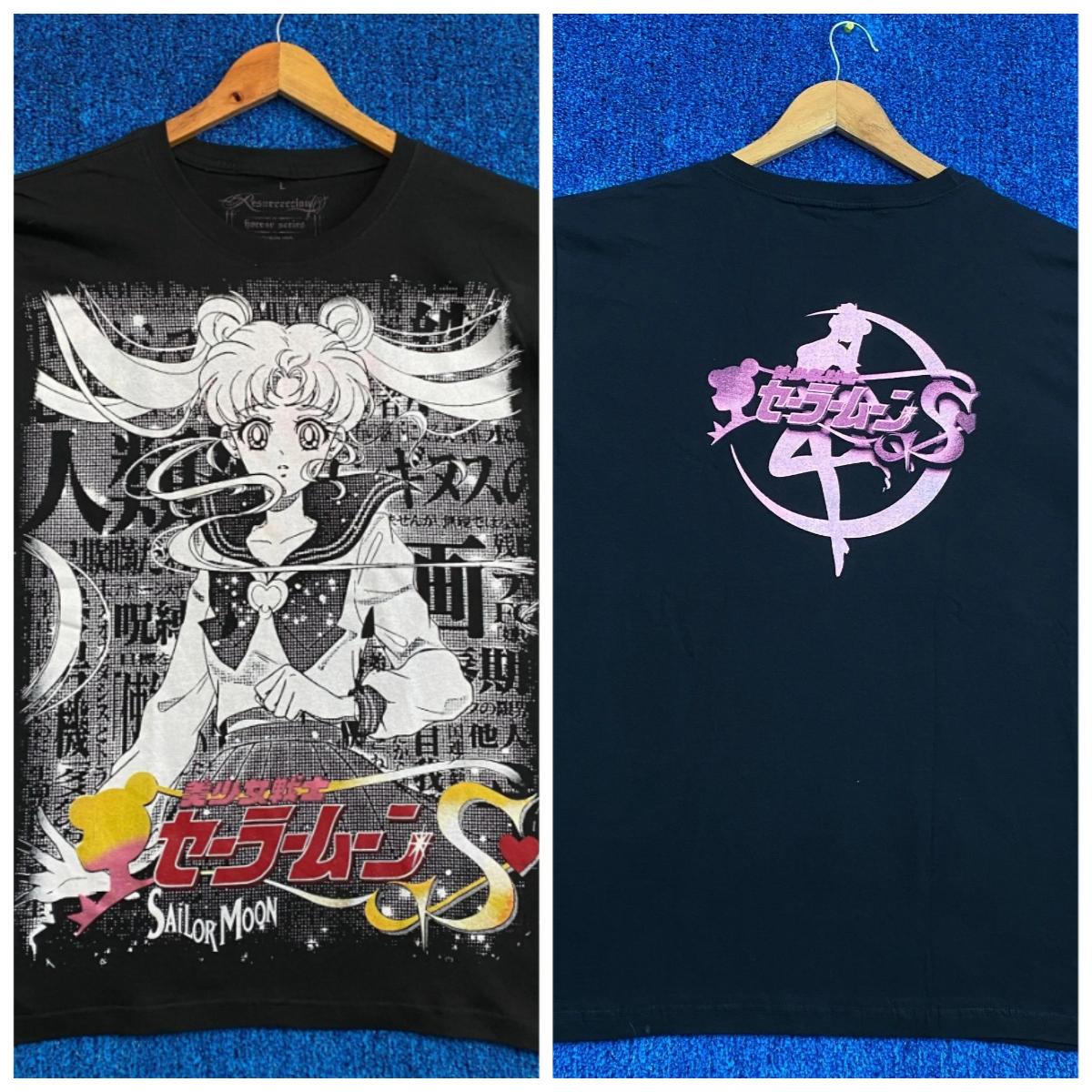 ZX Pretty Girl Warrior Anime Tshirt Printed Trendy Casual Street Style Mens and Womens Short Sleeves 4XL
