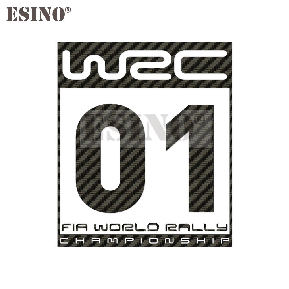 Nuovo Stile Auto Decalcomanie Decorative Creative per Auto WRC FIA World Rally Championship Vinile per Portiere Auto Decalcomanie per Carrozzeria Auto