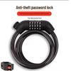 Lishi Portable Anti-theft Bicycle Combination Lock