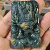 Overbearing Dragon Jade Pendant: Natural Grade A Carved Formal Wear for Men and Women