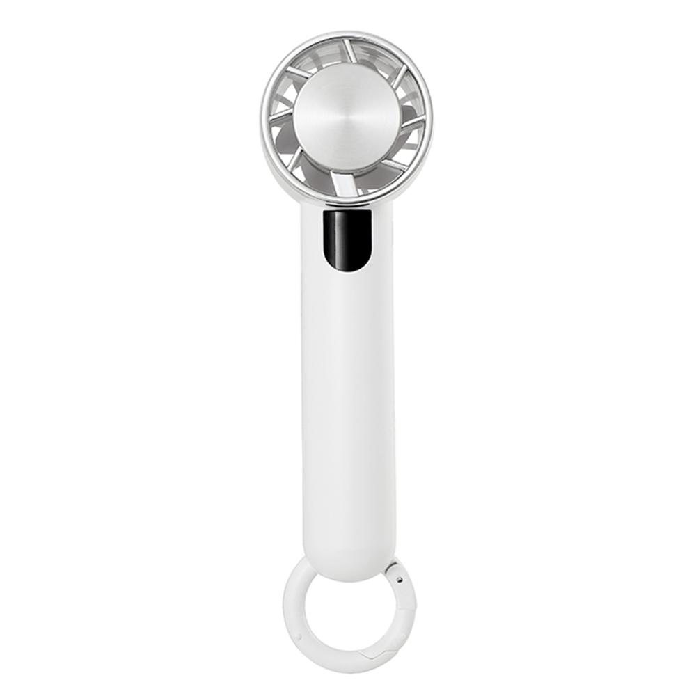 

U-32 Handheld Cooling Fan Digital Display Portable Mini Desktop Fan for Home/Outdoor White
