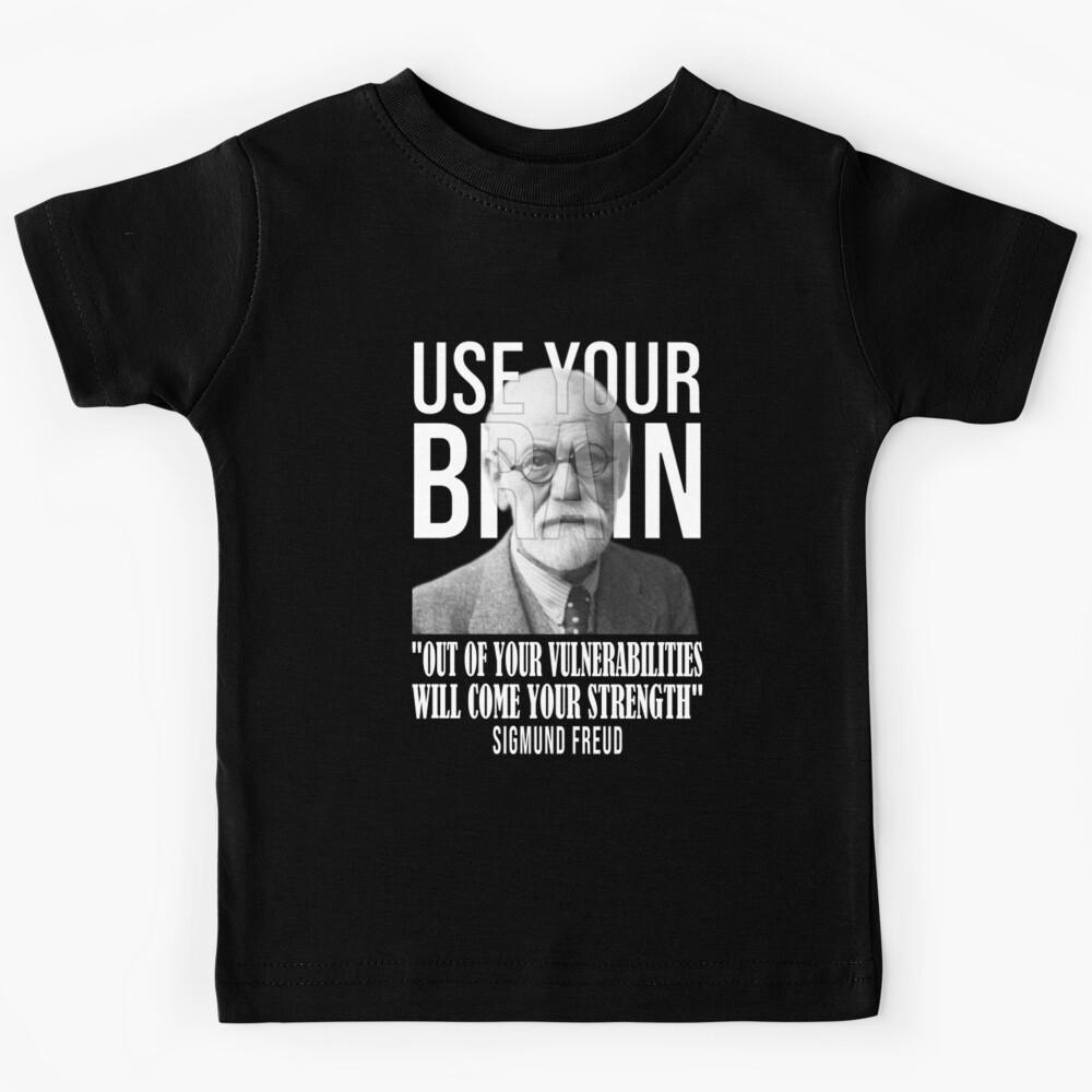 Use Your Brain Sigmund Freud    Kids T-Shirt 120