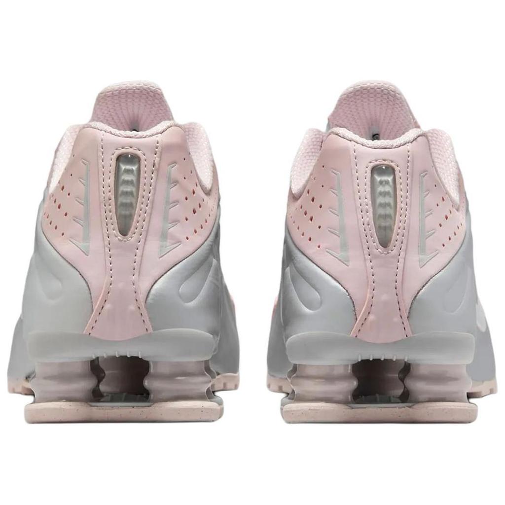 Nike Shox R4 Barely Rose Μεταλλικό Πλατινέ Γυναικεία Αθλητικά Παπούτσια Ροζ AR3565-600