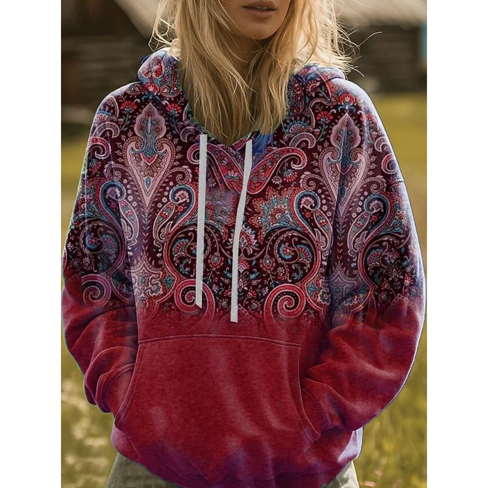 Floral Graphic Vintage 3D Print Patchwork Hoodies Kids Hooded Sweatshirts Y2K Boy Tops Tracksuit Pullover Girl Coat Clothing
