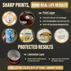 30 Glossy Sticker Sheets 8.5 x 11, Printable Glossy High Resolution Paper for Inkjet Printer (Dyes or PIGMENTS), Papel Adhesivo Brillante Waterproof