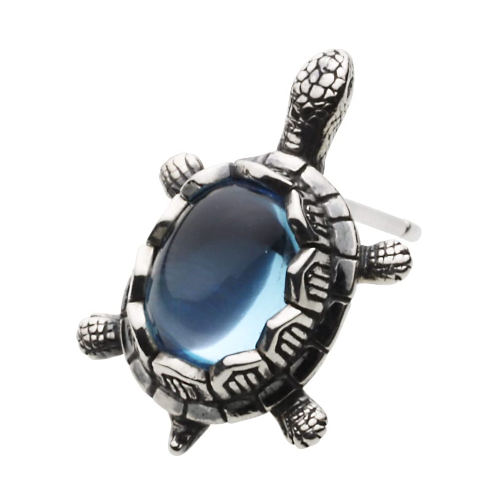 

Серьги с санскритским камнем и голубым топазом из серебра 925 пробы e0616bt [Cenote] [Серебряные аксессуары]