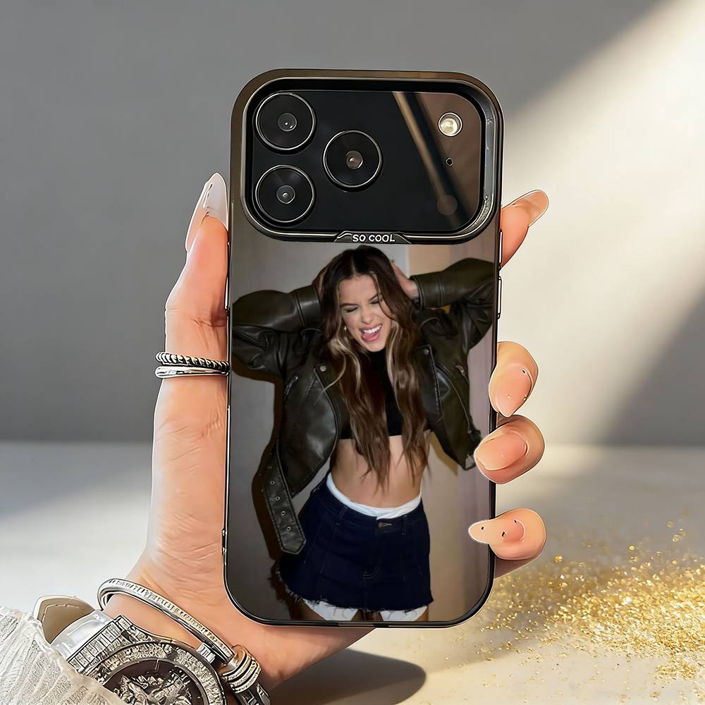 

Singer MMB M-Millie Bobby B-Brown Phone Case For iPhone17,16,15,14,13,12,11,Pro,MAX White Matte Shockproof Cover iPhone14Pro