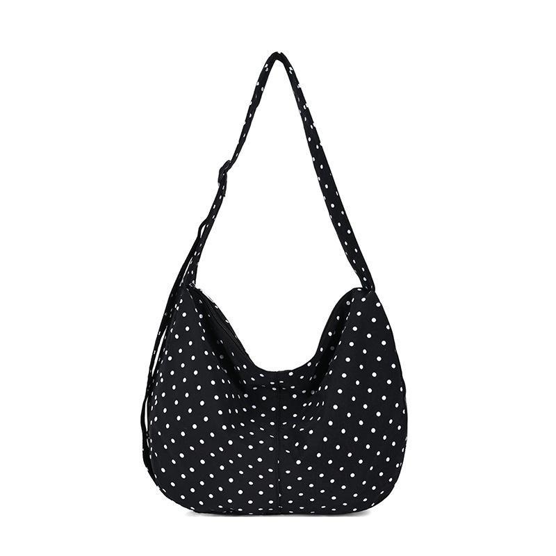 Dot Pattern Shoulder Bag, Casual Crossbody Bag, Daily Commuting Large Capacity Tote Bag, Women's Bag