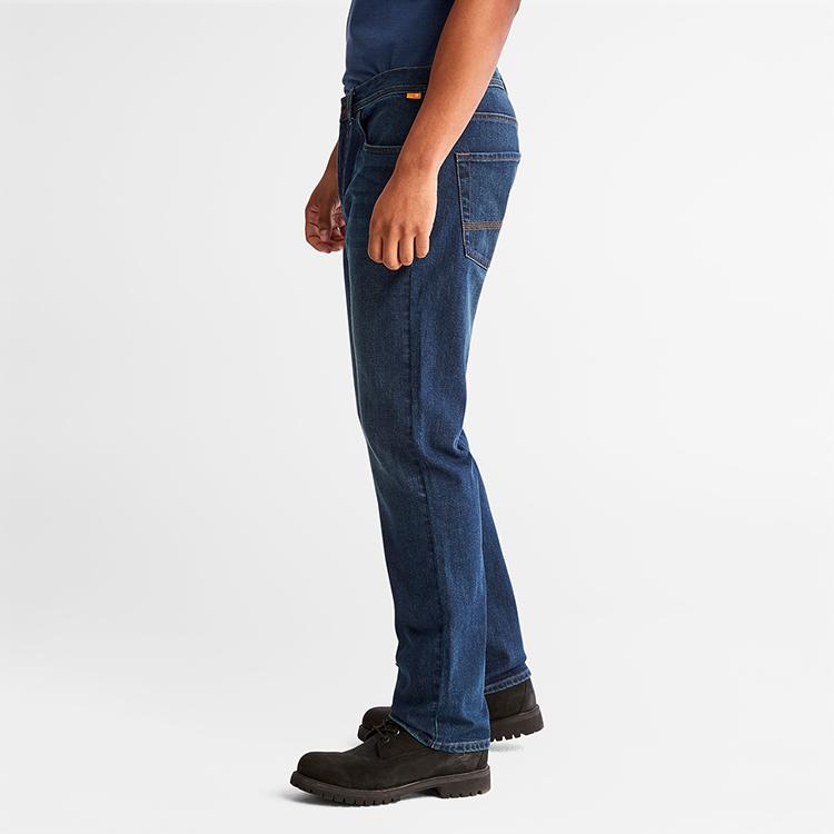 Timberland SS24 Jeans Men's Dark Blue A2BU8I28