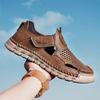 Summer Men's Casual Shoes Large Size Sandals for Men Mens Leather Sandals