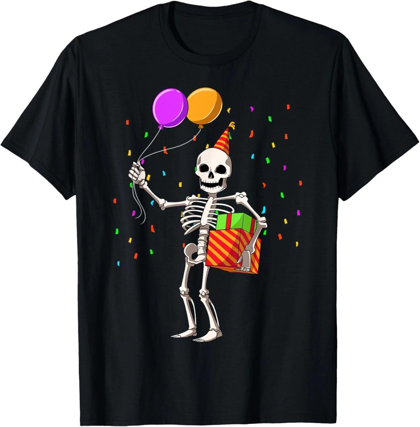 

Party Outfit Skeleton Birthday Party T- Shirt XL