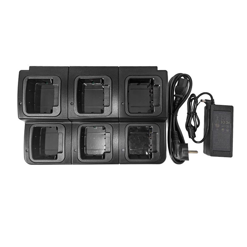 Smart Fast Charger for Vertex VX231 and VX228 Walkie-Talkies, Six-Channel Capability